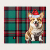 Pembroke Welsh Corgi Dog Holiday Plaid (Outside Unfolded)