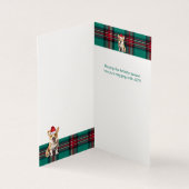 Pembroke Welsh Corgi Dog Holiday Plaid (Inside)