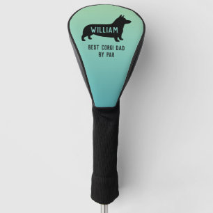 Pembroke Welsh Corgi Dog Silhouette Custom Golfheadcover