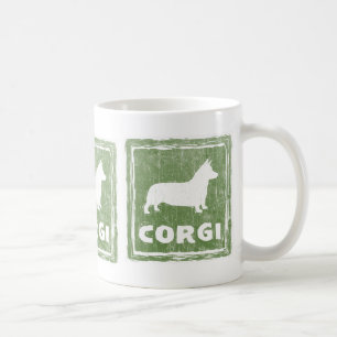 Pembroke Welsh Corgi Dog Silhouettes Koffiemok