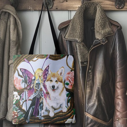 Pembroke Welsh Corgi Fairy Fantasy Draagtas