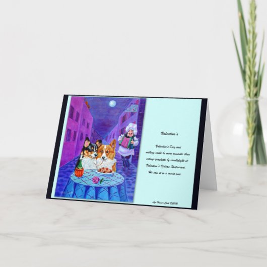 Pembroke Welsh Corgi Feestdagen Kaart (Voorkant)