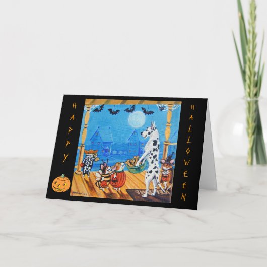 Pembroke Welsh Corgi Great Dane Cartes (Devant)