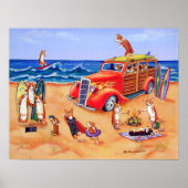 Pembroke Welsh Corgi Impression murale (Devant)