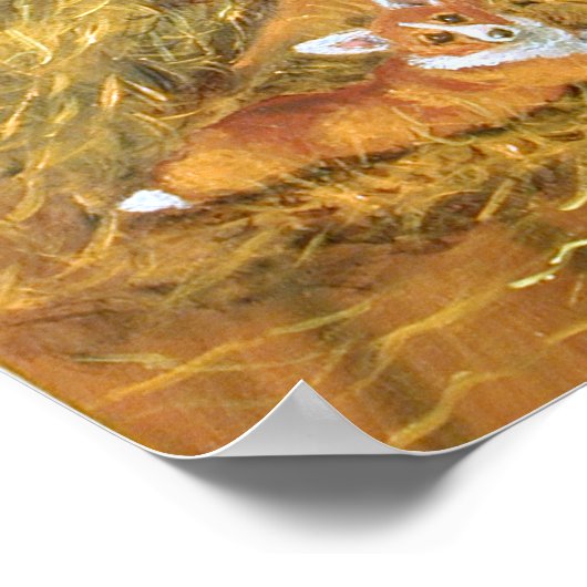 Pembroke Welsh Corgi Impression murale (Coin)