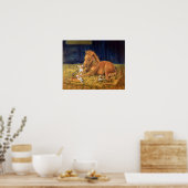 Pembroke Welsh Corgi Impression murale (Cuisine)