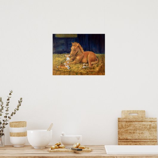 Pembroke Welsh Corgi Impression murale (Cuisine)