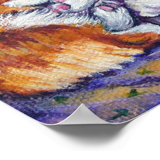 Pembroke Welsh Corgi Impression murale (Coin)