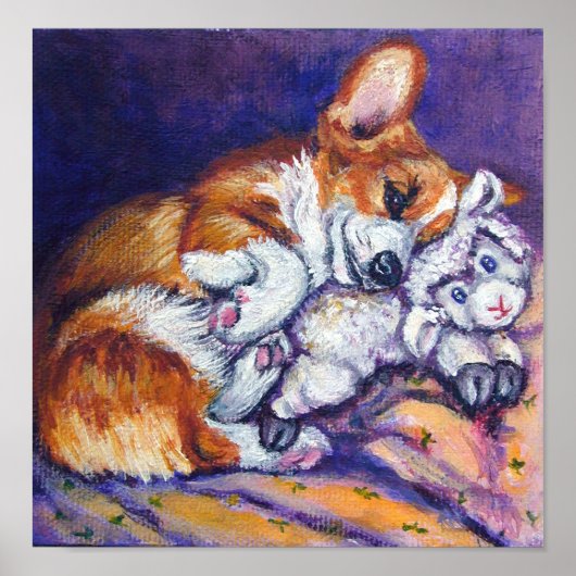 Pembroke Welsh Corgi Impression murale (Devant)