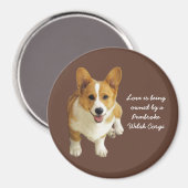 Pembroke Welsh Corgi Joyeux Aimant (Recto/Verso)