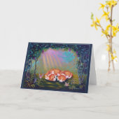 Pembroke Welsh Corgi Kaart (Gele Bloem)