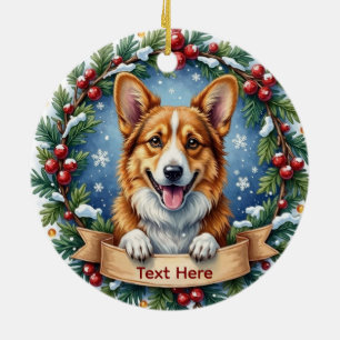 Pembroke Welsh Corgi Kerst Ornament