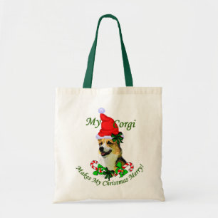 Pembroke Welsh Corgi-kerstcadeaus Tote Bag