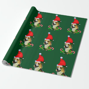 Pembroke Welsh Corgi Kerstmis Cadeaupapier
