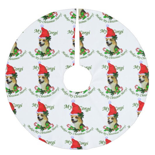 Pembroke Welsh Corgi Kerstmis Kerstboom Rok (Voorkant)