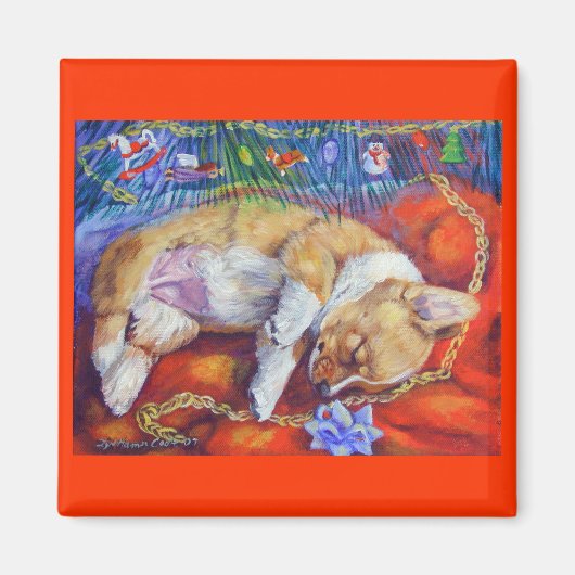 Pembroke Welsh Corgi Magnet Magneet (Voorkant)