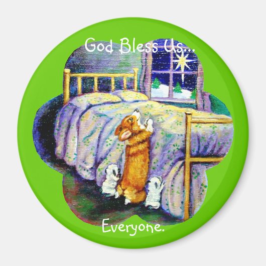 Pembroke Welsh Corgi Magnet Magneet (Voorkant)