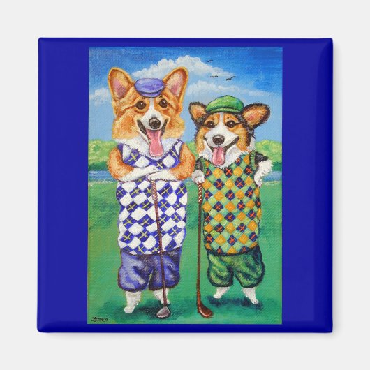 Pembroke Welsh Corgi Magnet Magneet (Voorkant)