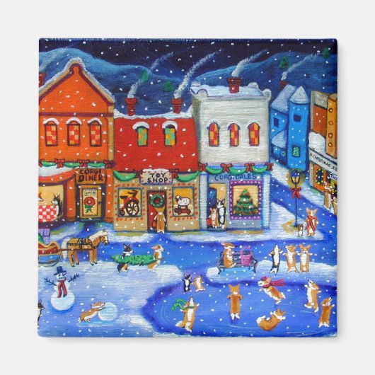 Pembroke Welsh Corgi Magnets Magneet (Voorkant)