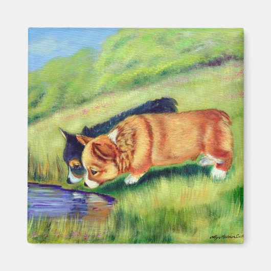 Pembroke Welsh Corgi Magnets Magneet (Voorkant)