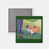 Pembroke Welsh Corgi Magnets Magneet (Voorkant / Achterkant)