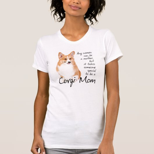 Pembroke Welsh Corgi Mama T-shirt (Voorkant)