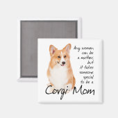 Pembroke Welsh Corgi Moeder Magnet Magneet (Voorkant / Achterkant)