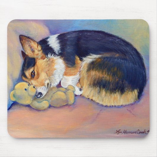 Pembroke Welsh Corgi Mousepad Muismat (Voorkant)