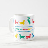 Pembroke Welsh Corgi Mug (Devant gauche)