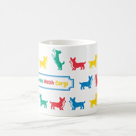 Pembroke Welsh Corgi Mug (Centre)