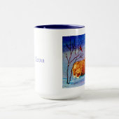 Pembroke Welsh Corgi Mug Snow (Centre)