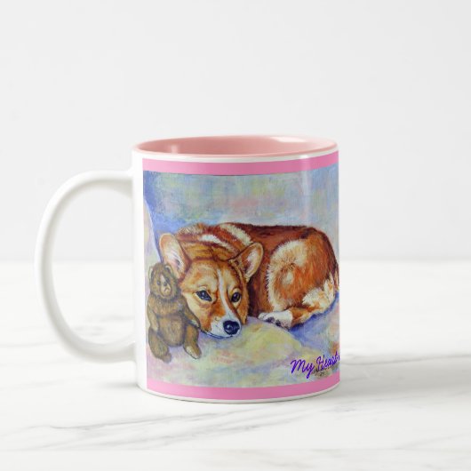 Pembroke Welsh Corgi Mugs (Gauche)