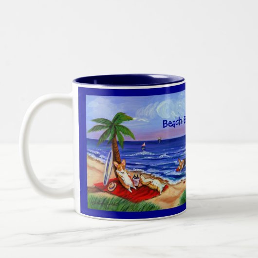 Pembroke Welsh Corgi Mugs (Gauche)