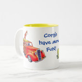 Pembroke Welsh Corgi Mugs (Devant gauche)