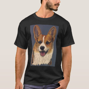 Pembroke Welsh Corgi Olieverf T-shirt