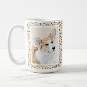 Pembroke Welsh Corgi Painting - Original Dog Art Koffiemok