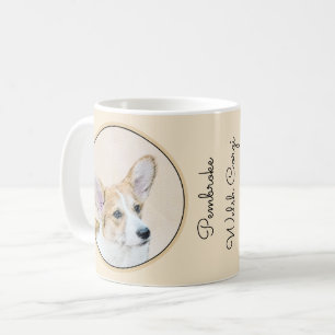 Pembroke Welsh Corgi Painting - Originele Dog Art Koffiemok