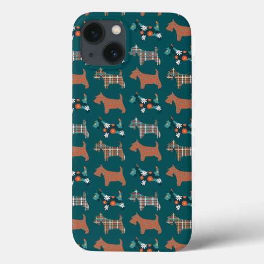 Pembroke Welsh Corgi Pattern Case-Mate iPhone Case (Achterkant)