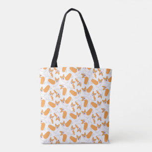 Pembroke Welsh Corgi Pattern Draagtas