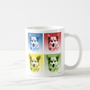 Pembroke Welsh Corgi Pop Art Koffiemok