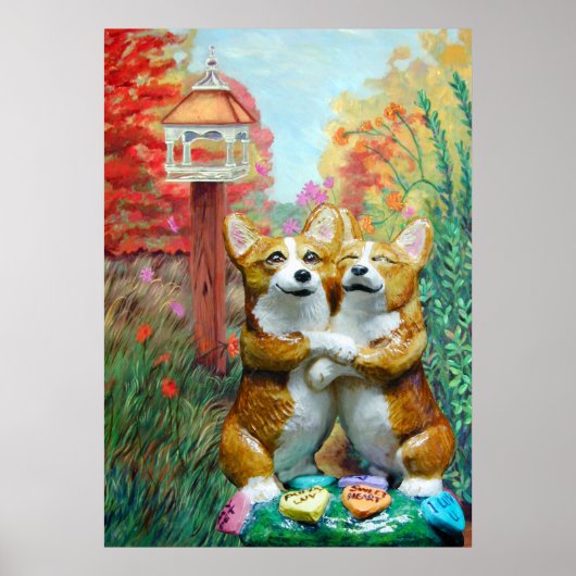 Pembroke Welsh Corgi Poster Imprimer (Devant)