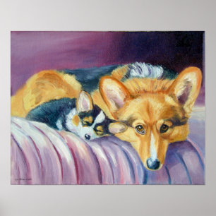 Pembroke Welsh Corgi Poster Imprimer