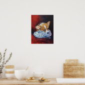 Pembroke Welsh Corgi Poster Imprimer (Cuisine)