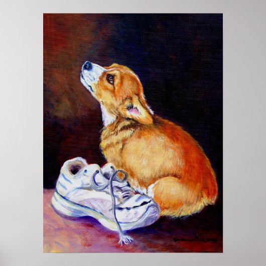 Pembroke Welsh Corgi Poster Imprimer (Devant)