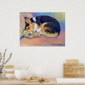 Pembroke Welsh Corgi Poster Imprimer (Cuisine)