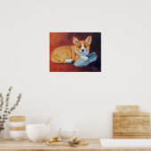 Pembroke Welsh Corgi Poster Print (Keuken)