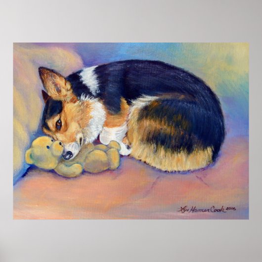 Pembroke Welsh Corgi Poster Print (Voorkant)