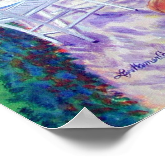 Pembroke Welsh Corgi Poster Print (Hoek)