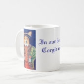 Pembroke Welsh Corgi Queen & King Mug (Devant gauche)