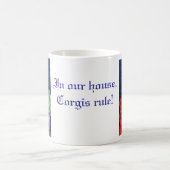 Pembroke Welsh Corgi Queen & King Mug (Centre)